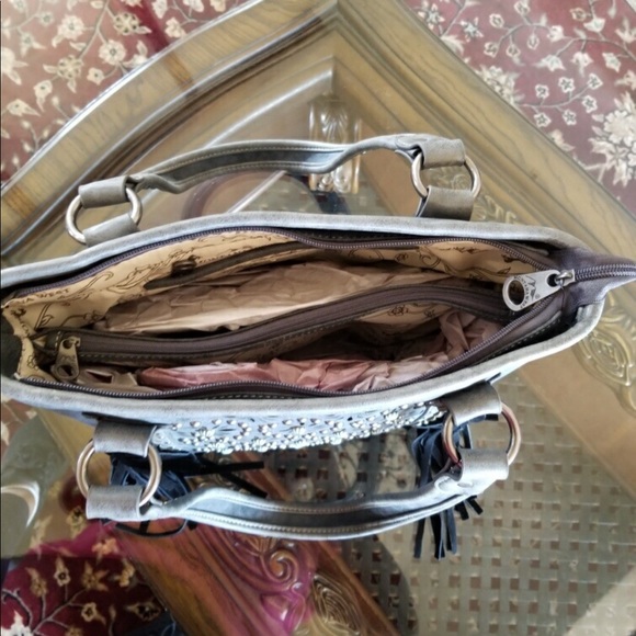 Montana west fringes conceal carry handbag&wallet - Picture 3 of 7